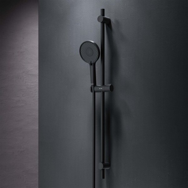 Set doccia nero AM.PM con doccetta, colonna doccia, set soffione, set soffione, set doccia F01XA022 X-Joy, opaco