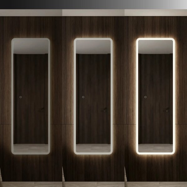 Specchio LED 150x50cm MOL-SQ