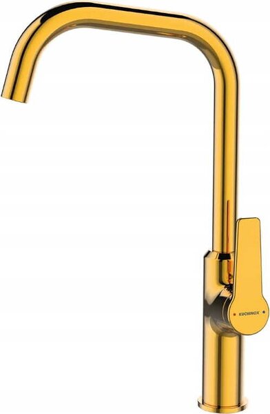 Miscelatore monocomando per lavabo con bocca di erogazione F oro Alanis