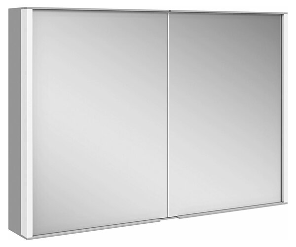 KEUCO ROYAL MATCH armoire de toilette murale, 2 portes en miroir double cristal, 1000mm, 12803171301, 12803171301