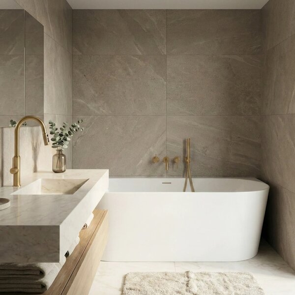 Vasca Bagno A Parete CAPRI SLIM 150cm