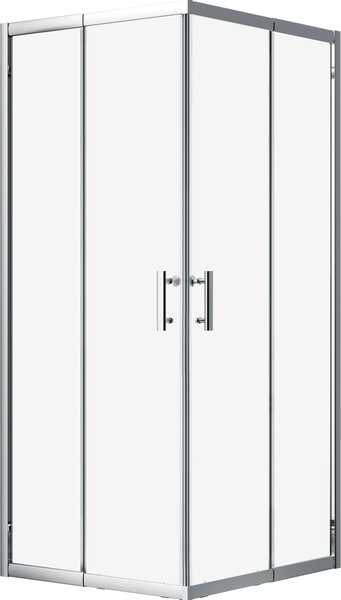 Cabina doccia quadrata HELA 80x80 190 cm Vetro trasparente | BADLAND HELA