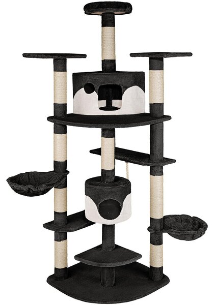 Tectake® Fippi tiragraffi 201 cm incluso cavo di gioco e protezione antiribaltamento