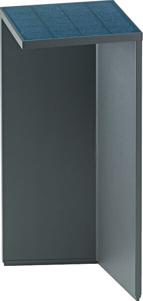 Lampada da terra Nusolar altezza 34cm 2700K IP54 antracite 2.2W