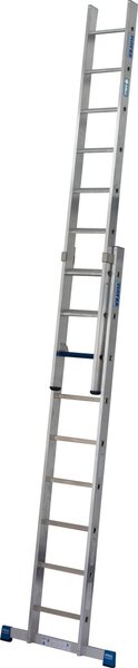 STABILO Scala a scorrimento + S (sicurezza) 2x9 pioli/gradini, 131614