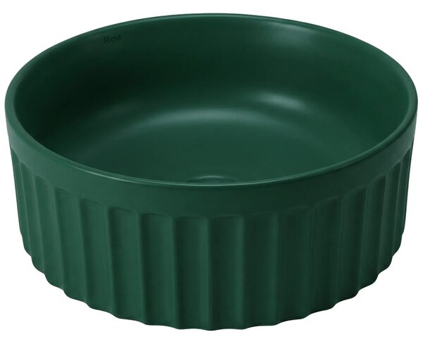 Set: WC sospeso + Lavabo da appoggio Rea Duo Matcha Matt