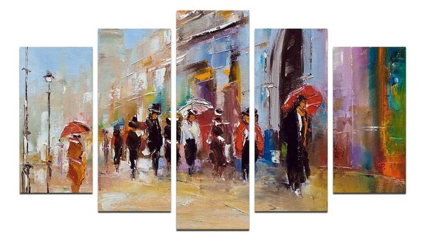 Dipinti in set di 5 pezzi 20x60 cm - Wallity