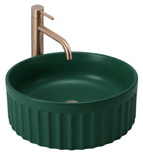 Lavabo da appoggio Rea DUO Matcha Matt