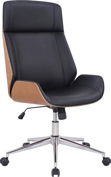 Sedia da ufficio moderna - sedia da ufficio - funzione girevole, alto comfort | colore: naturale/nero