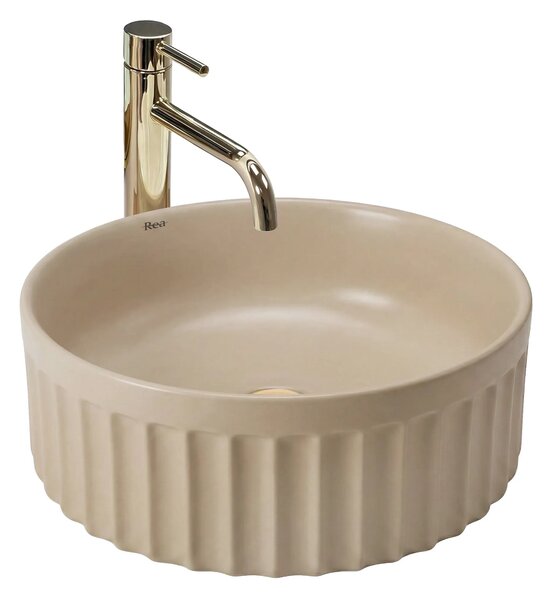 Lavabo da appoggio Rea DUO Caffe Latte Matt