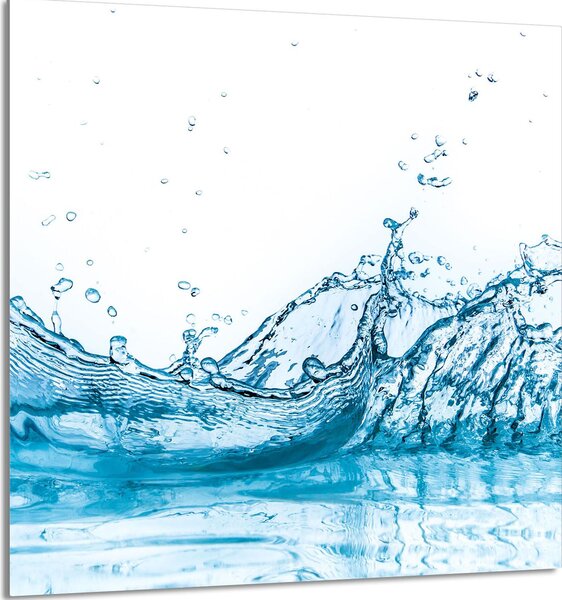 PIATTO IN VETRO PER CUCINA 60x65 Acqua