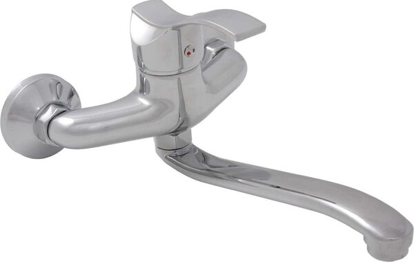 Miscelatore per lavello a parete Miscelatore per cucina Miscelatore monocomando Miscelatore monocomando cromato