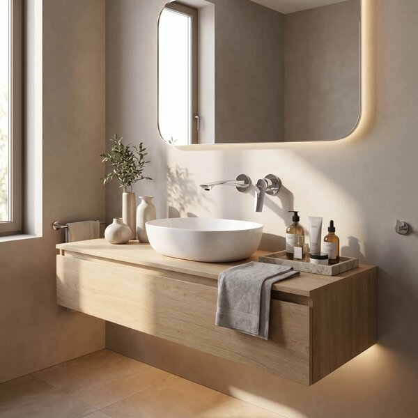 Miscelatore lavabo da incasso REA VISION Chrome + BOX