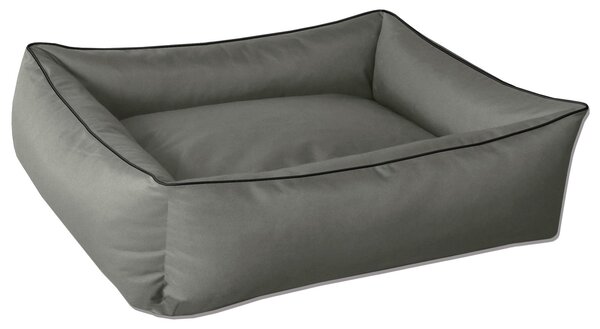 BedDog Lettino per cani MAX Divano per cani Cuscino per cani Lettino per cani con bordo, ROCK (grigio), (XXL) ca. 120x85x23 cm