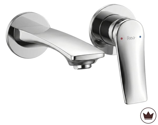Miscelatore lavabo da incasso REA VISION Chrome + BOX