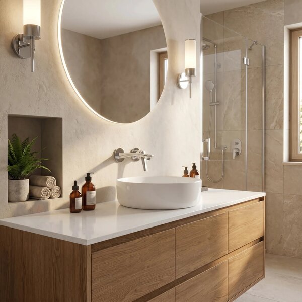 Miscelatore lavabo da incasso REA VISION Chrome + BOX