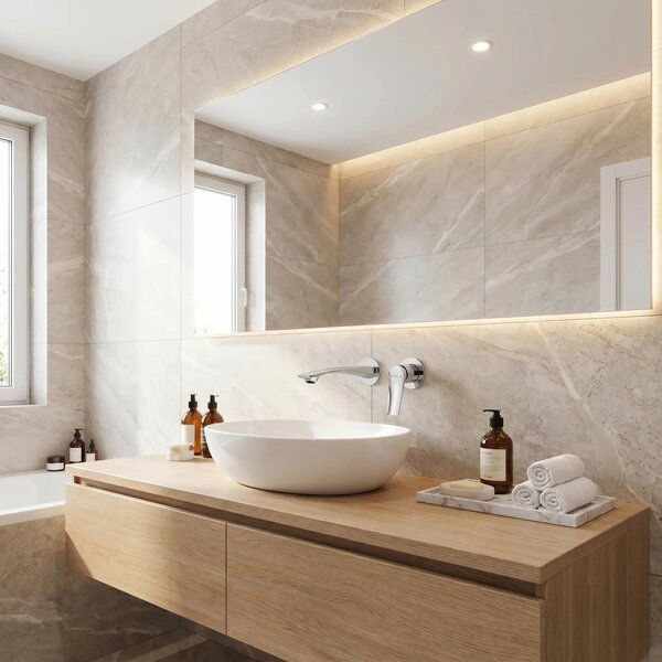 Miscelatore lavabo da incasso REA VISION Chrome + BOX