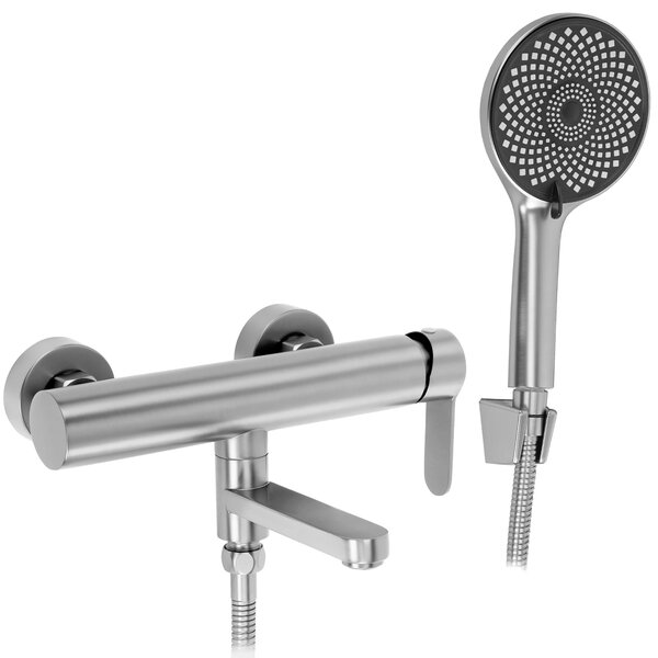 Miscelatore per vasca Rea Arcos Brushed Nickel
