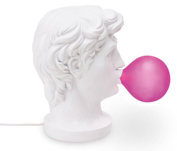 SELETTI Lampada LED da tavolo Wonder Times, bianco/rosa