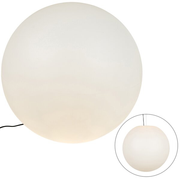 Lampada da esterno moderna, bianca, 77 cm, IP65, Nura