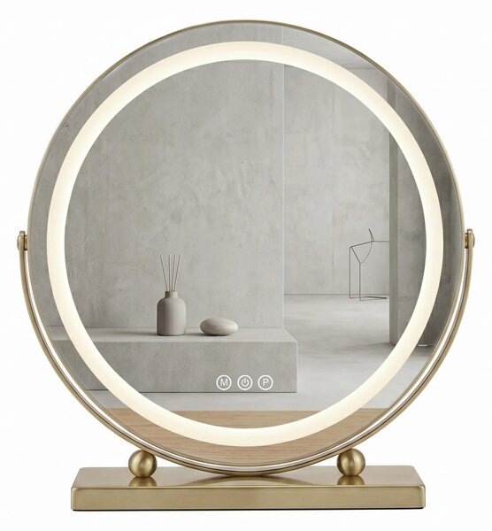 Specchio LED MAKE-UP L.Gold 50 cm