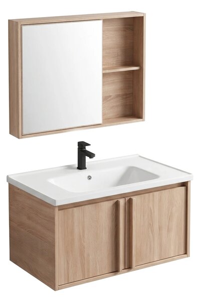 Set di mobili da bagno con lavabo Gama T25023 BXM 80CM
