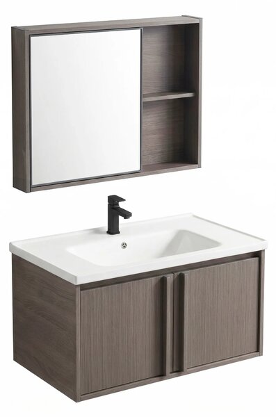 Set di mobili da bagno con lavabo Gama T25023 KJM 80CM