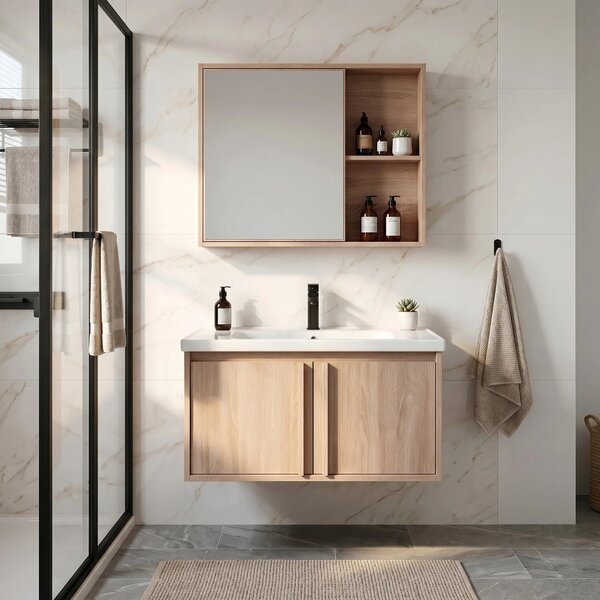Set di mobili da bagno con lavabo Gama T25023 BXM 70CM