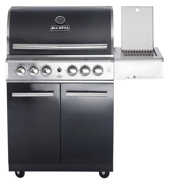 All'Grill Modular-Top-Line-All'GRILL CHEF L - Modello base in acciaio inox NERO