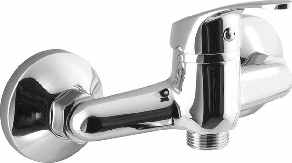 AQUALINE 35 miscelatore per lavello a parete 3/4", senza bocca, cromo