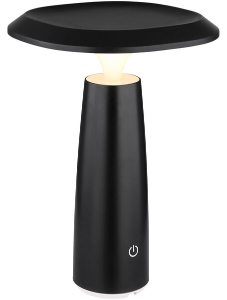 Lampada da tavolo senza fili con batteria ricaricabile touch dimmer lampada da tavolo dimmerabile nero 21022