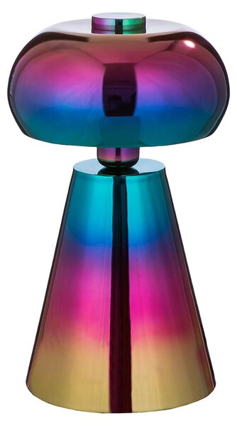 Lampada da tavolo RAINBOW - multicolore - in ferro - altezza 37 cm x diametro 22 cm - lampada