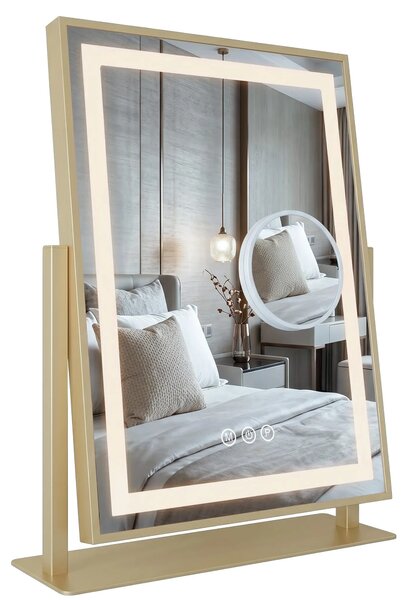 Specchio LED LUMI L.Gold 30x40cm