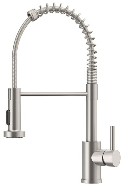 Rubinetto da cucina - Miscelatore nero - Doccetta estraibile - Bocca alta girevole a 360°