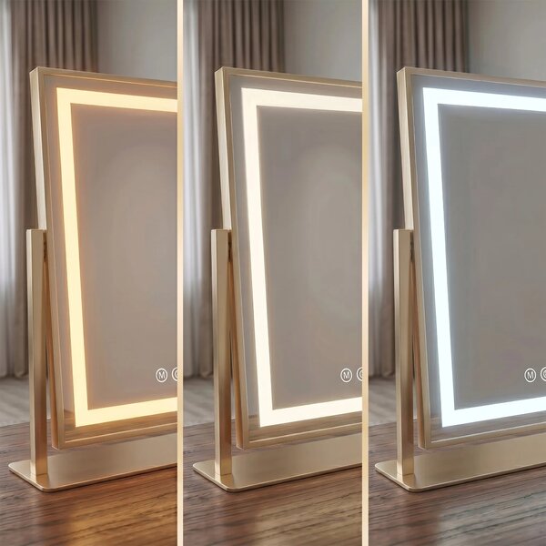 Specchio LED LUMI L.Gold 30x40cm
