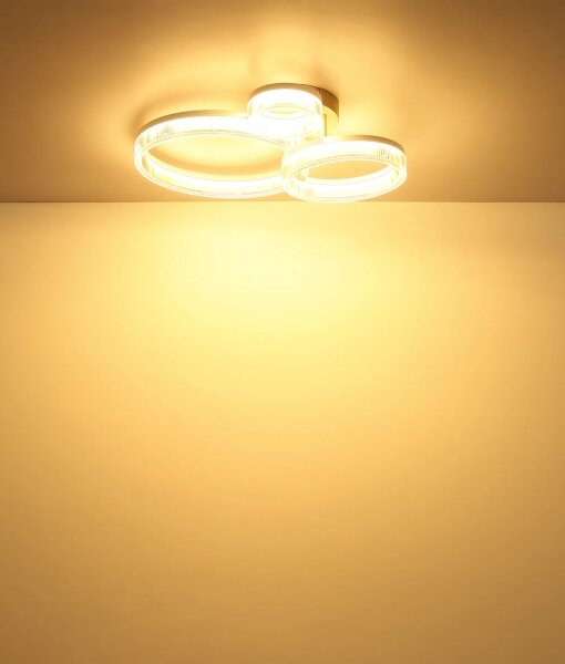 Globo 48046D4 - Plafoniera LED ZARA LED/24W/230V 3000K 40,5x51 cm