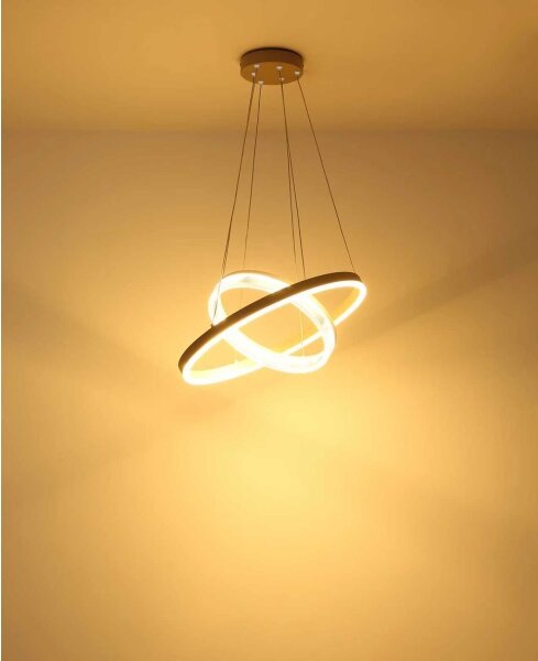 Globo 48046H1 - Lampadario LED sospeso su cavo ZARA LED/30W/230V 3000K