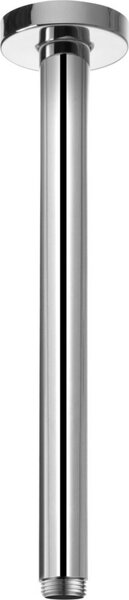 Braccio doccia Keuco ELEGANCE per attacco a soffitto 1/2" di sporgenza 300 mm cromo nero spazzolato 51689130300