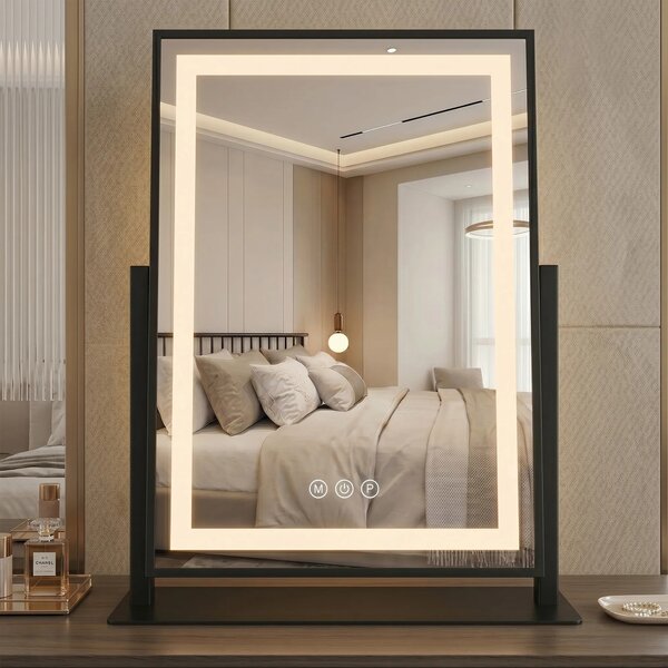 Specchio LED LUMI Black 30x40cm