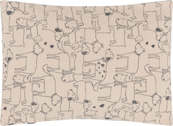 Copri cuscino per cani Best friends allover color nature 60x90cm di David Fussenegger