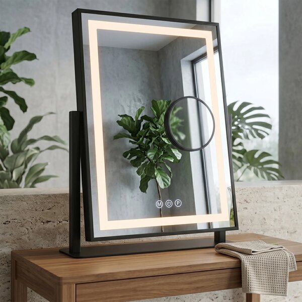 Specchio LED LUMI Black 30x40cm