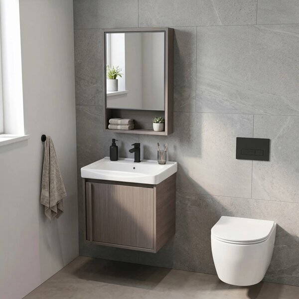 Set di mobili da bagno con lavabo Gama T25023 KJM 50CM