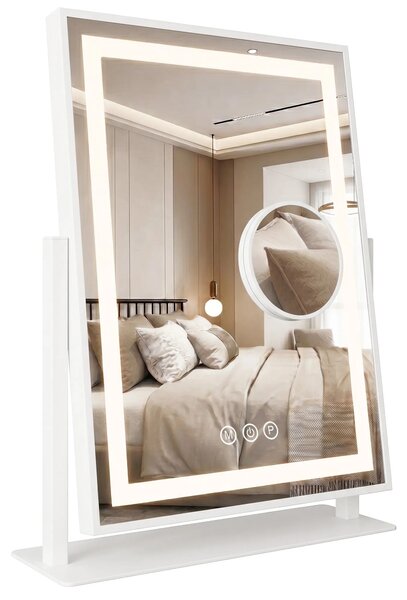 Specchio LED LUMI White 30x40cm