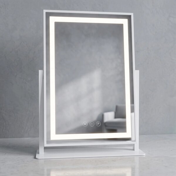 Specchio LED LUMI White 30x40cm