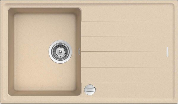 Lavello Victory S780.80 in granito - crema, da base 45 cm, 78 x 50 cm
