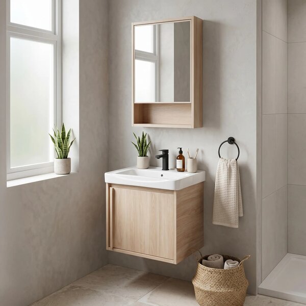 Set di mobili da bagno con lavabo Gama T25023 BXM 50CM