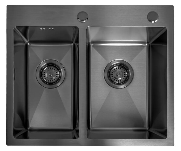 Lavello in acciaio Toby Black