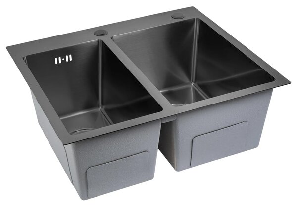 Lavello in acciaio Toby Black
