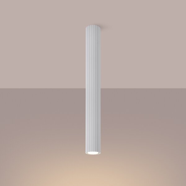 Sollux SL.1534 - Faretto KARBON 1xGU10/10W/230V 60 cm bianco