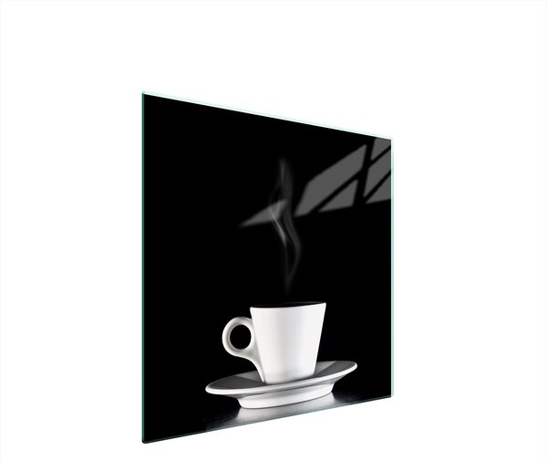 Piatto Di Protezione In Vetro Per Cucina 50X52 Caffè